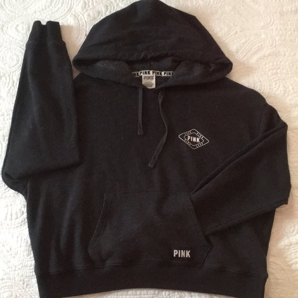 PINK Crop Hoodie